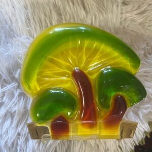 Vintage mushroom napkin or letter holder